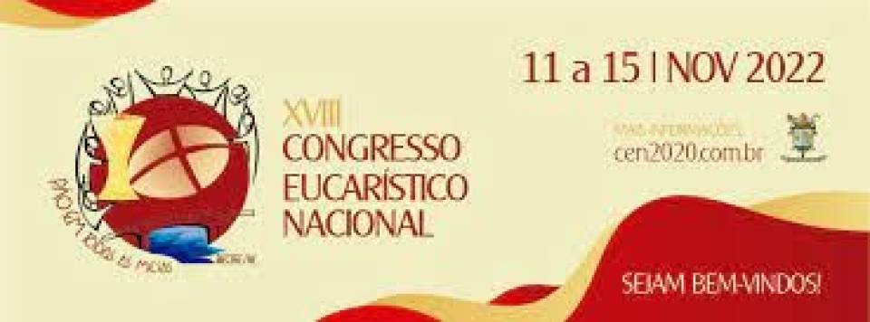 Abertas inscrições para 18º Congresso Eucarístico Nacional