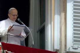 No Angelus, Papa Leão XIV afirma: “Deus nunca nos abandonará”