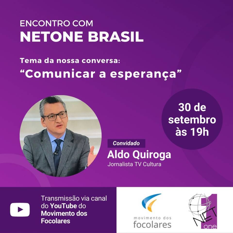 Comunicadores do Movimento dos Focolares promovem live sobre o tema "Comunicar a Esperança"