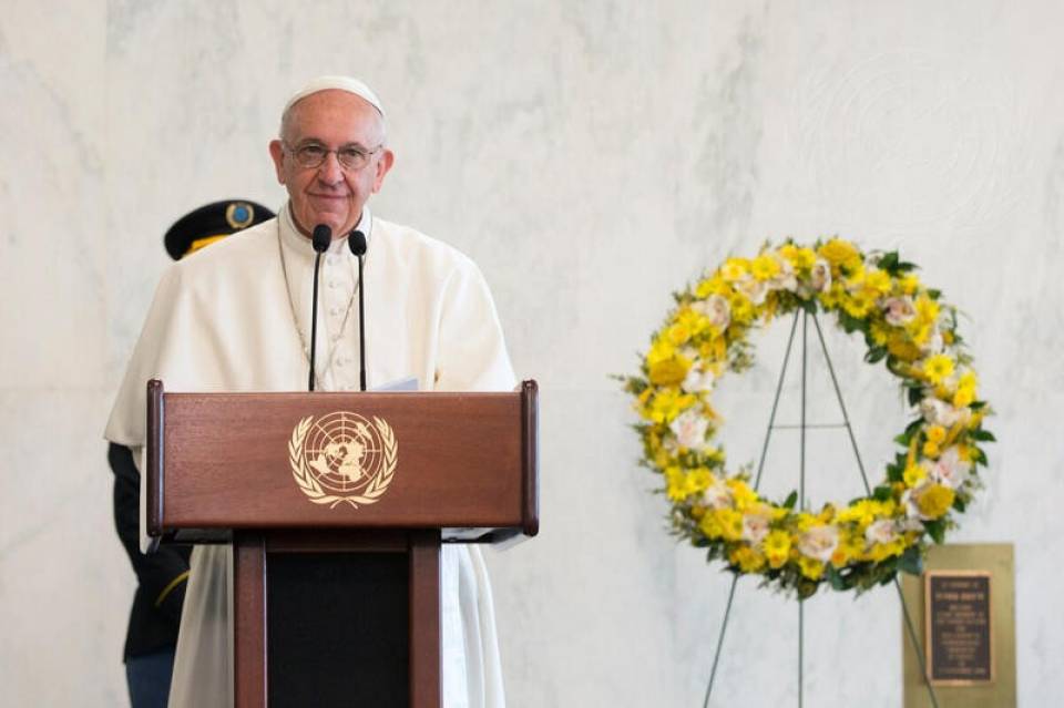 Papa Francisco às Nações Unidas.