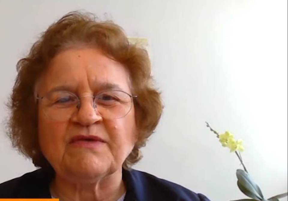 Ir. Helena Corazza em participação na TV Pai Eterno