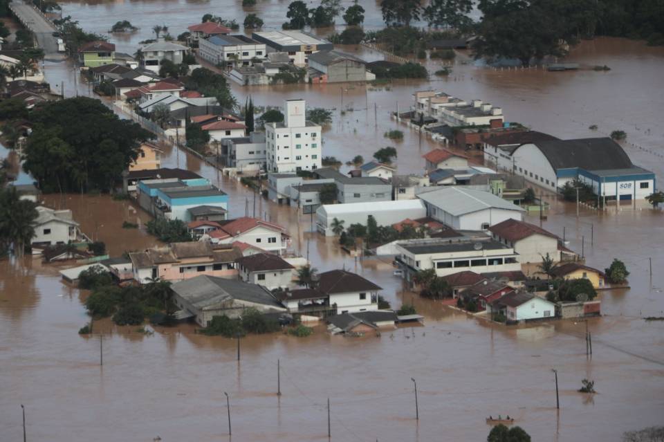 Arquidiocese de Florianópolis pede ajuda aos atingidos pelas chuvas na região