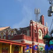 Igreja parcialmente destruída por terremoto na região de Les Cayes (foto por Lori Vergani)