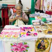 Feira da Economia Solidária em Santa Maria (RS) (foto por Maria Virgína Yunes)