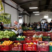 Feira da Economia Solidária em Santa Maria (RS) (foto por Maria Virgína Yunes)